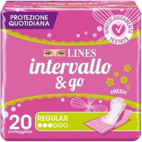 LINES INTERVALLO RIPIEGATI FRESH 20 PZ. SALVASLIP