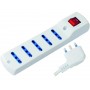 MULTI-SOCKET 5 PRIZE CU COMUTATOR. BIPASSO SP.90 16A