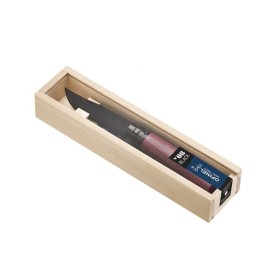 OPINEL CUȚIT N. 8 CU MANICO AMARANTE ȘI LAMA NEGRU