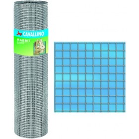 RETE CAVALLINO RABBIT ZINCATA 6,3X6,3 F 0,55 10 M H.100 CM