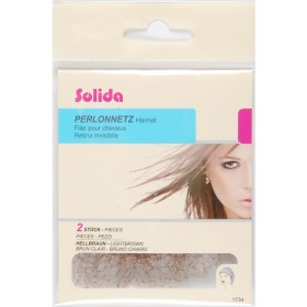 RETINE CAPELLI TRASPARENTI 2 PZ BRUNO CHIARO