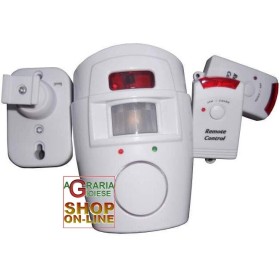 ALARMA SENZOR CU 2 TELECOMENZI sirena 105db ALARMA SENZOR CU 2 TELECOMENZI sirena 105db