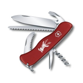 VICTORINOX HUNTER RED COLTELLO PER CACCIATORE ROSSO SWISS 0.8573