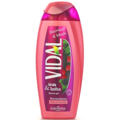 VIDAL DOCCIASCHIUMA BERRIES & MUSK MORA E MUSCHIO IDRATA E