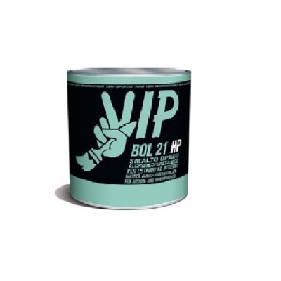 VIP BOL 21 HP SMALTO OPACO PER LEGNO E FERRO NERO 02 ML. 750