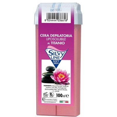 SILVY LINE CERA DEPILATORIA IN ROLLER AL TITANIO 100 ML