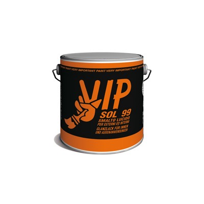 VIP SOL 99 EMAIL LUSTRUIT PENTRU LEMN SI FIER NEGRU 905 ML. 750