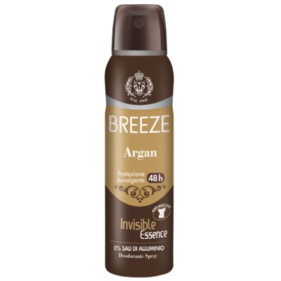 BREEZE SPRAY DEODORANT 48H ARGAN 150 ML