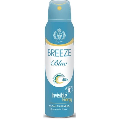 BREEZE DEO SPRAY 48H 150 ML.BLU