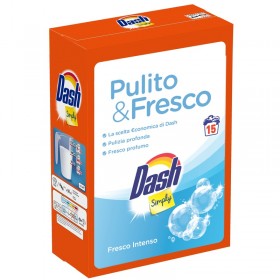 DASH DETERGENT DE RUFE LAVPULBERE REGULATĂ ATRICE PUR ȘI SIMPLU