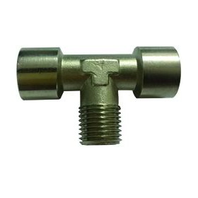 HU-FIRMA RACCORDO ARIA COMPRESSA A T 1/4 FMF PZ. 2