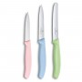 Victorinox Set 3 Coltelli da cucina con Manici light green