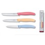 Victorinox Set 3 Coltelli da cucina con Manici ligt red light