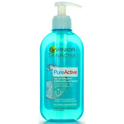 GARNIER PURE ACTIVE DISPENSER GEL DETERGENTE 200 ML.