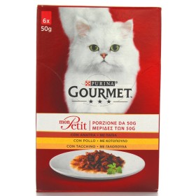 GOURMET MON PETIT 6 PORTIUNIIX50G RAȚĂ-PUI-CURCAN