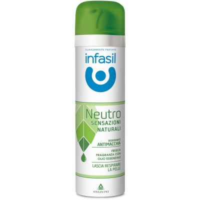 INFASIL DEODORANTE SPRAY NEUTRO SENSAZIONI NATURALI ANTIMACCHIA