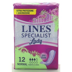 LINES SPECIALIST NORMAL ASSORBENTI ANTI-ODORE 12 PEZZI (EX