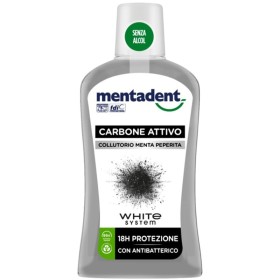 MENTADENT COLLUTORIO CARBONE ATTIVO MENTA PEPERITA 500 ML MENTADENT COLLUTORIO CARBONE ATTIVO MENTA PEPERITA 500 ML