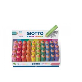 Giotto Gomma Per Cancellare happy a forma di matita Giotto Gomma Per Cancellare happy a forma di matita