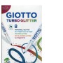 Giotto Pennarelli Turbo Glitter culori asortate PZ. 8
