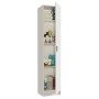 KIT ARMADIO CON 1 ANTA E 4 RIPIANI MULTIUSO CM. 37x37x180h.