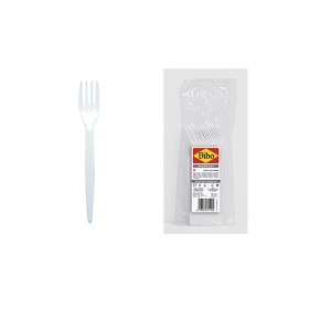 BIBO 20 FORCHETTE BIANCHE IN PLASTICA