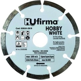 HU-FIRMA DISC DEAMANTATO LA SECTOARELE HOBBY WHITȘI DIAM. MM.