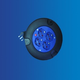 AVVOLGICAVO 2 SOCKETS BIPACCO CAVO MT. 5