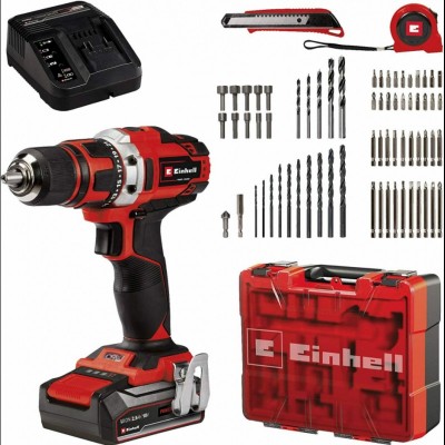 Șurubelniță Einhell TE-CD 18/40 Li +69 baterie li-i 18v 2.5ah