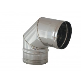 GOMITO INOX AISI 304 A 90 GRADI DIAM. 140