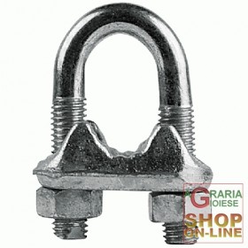 MORSETTI PER FUNE ACCIAIO ZINCATO N. 5 PZ. 4