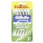 Gillette Sensor 3 rasoio usa&getta sensitive Gillette PZ. 3+2