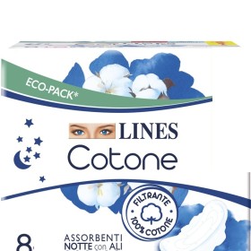 LINES COTONE NOTTE CON ALI 8 PZ 5457