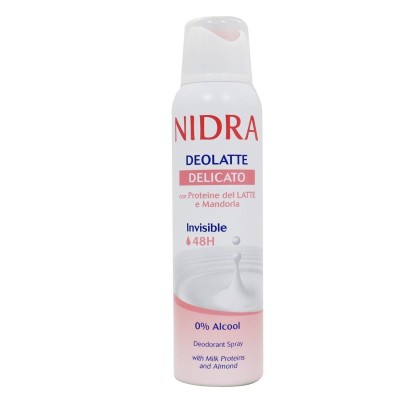 NIDRA DEOLATTE SPRAY ÎNVISCOMESTIBILE 48H DELICATE 150 ML