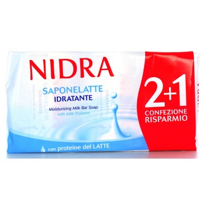 NIDRA SAPONETTALATTE 90 GRAME 2 SI 1 BUCATI HIDRATANTE