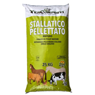 TERCOMPOSTI STALLATICO PELLETTATO CONCIME ORGANICO CONSENTITO