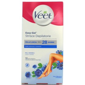VEET 16 STRISCE DEPILATORIE CORPO PELLI SENSIBILI