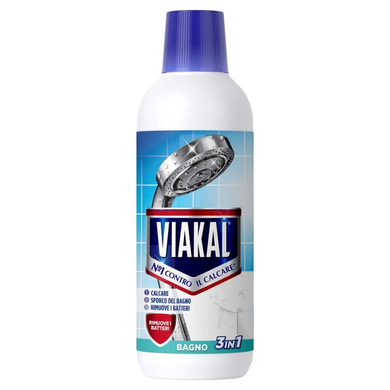 VIAKAL ANTICALCARE BAGNO CASA 500ML NEW 3 IN 1