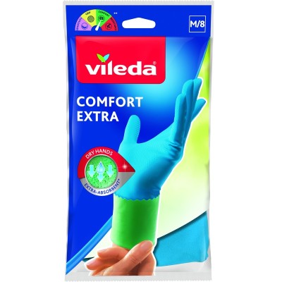 VILEDA GUANTI COMFORT EXTRA M/8 MEDIO