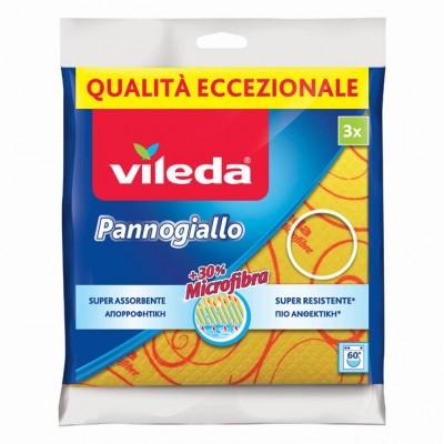 Vileda scutec galben pânză multifuncțională cu microfibră 3 buc.