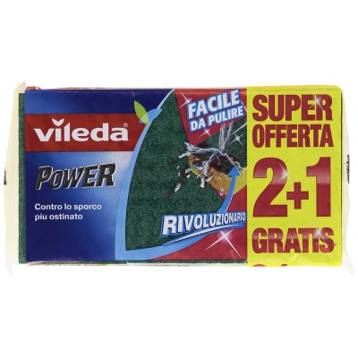 VILEDA BURETE UNBRASIVA POWER PZ. 2+1