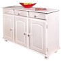 KIT BUFFET 3 ANTE CON 3 CASSETTI MASSELLO BIANCO