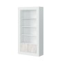 KIT LIBRERIA BALTIK 2 ANTE CON 4 RIPIANI BIANCO ANTICATO cm.