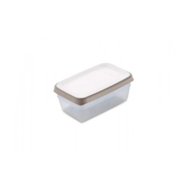 CONTAINER FRIGO CIAO FRESCO LT. 0,6 CAPAC ALB/DESCHIS GRI PORUMBEL cm 15x10x6h. CONTAINER FRIGO CIAO FRESCO LT. 0,6 CAPAC ALB/DESCHIS GRI