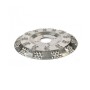 DISCO IN ACCIAIO INOX ABRASIVO GRATTINO PER LEGNO-PVC cm.