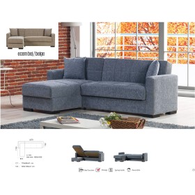 DIVANO PRONTOLETTO MERLIN CORNER GRIGIO DIVANO PRONTOLETTO MERLIN CORNER GRIGIO