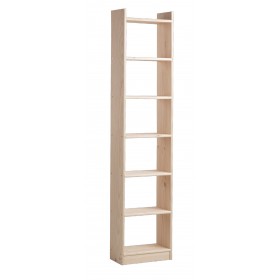 KIT LIBRERIA 7 RIPIANI cm.50x25x216,7h.