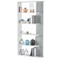 KIT LIBRERIA ALIDA BIANCO CEMENTO cm. 90x25x180h.