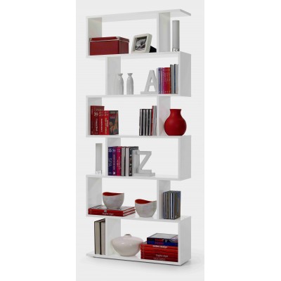 KIT BIBLIOTECA ATHENA BIANCA cm.80x25x192h.