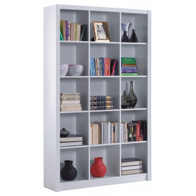 KIT BIBLIOTECA KUBE ALB cm. 114x30x195h.